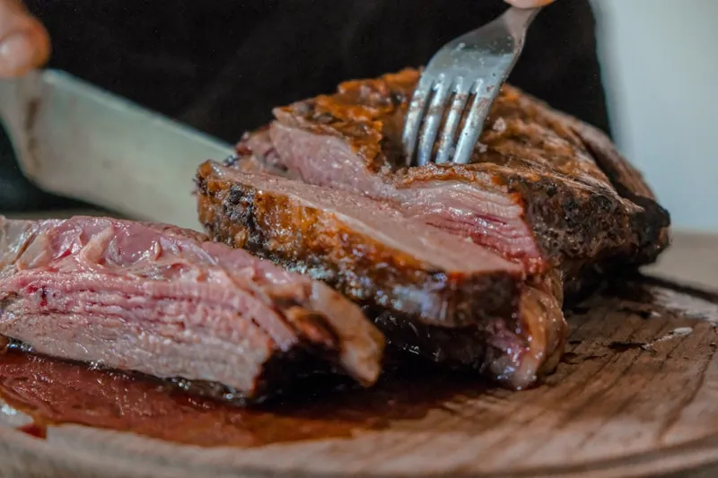 Corte de carne a la parrilla